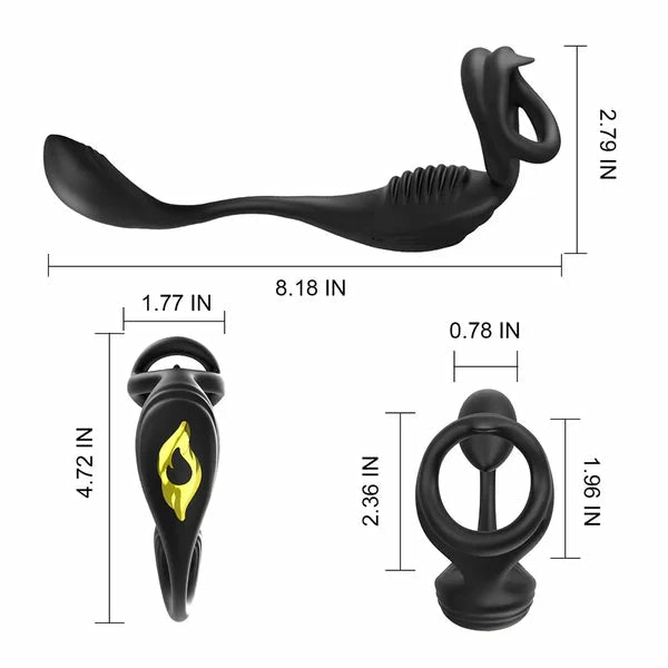 PM5: Dual Motor Prostate Massager with 11 Vibration Modes