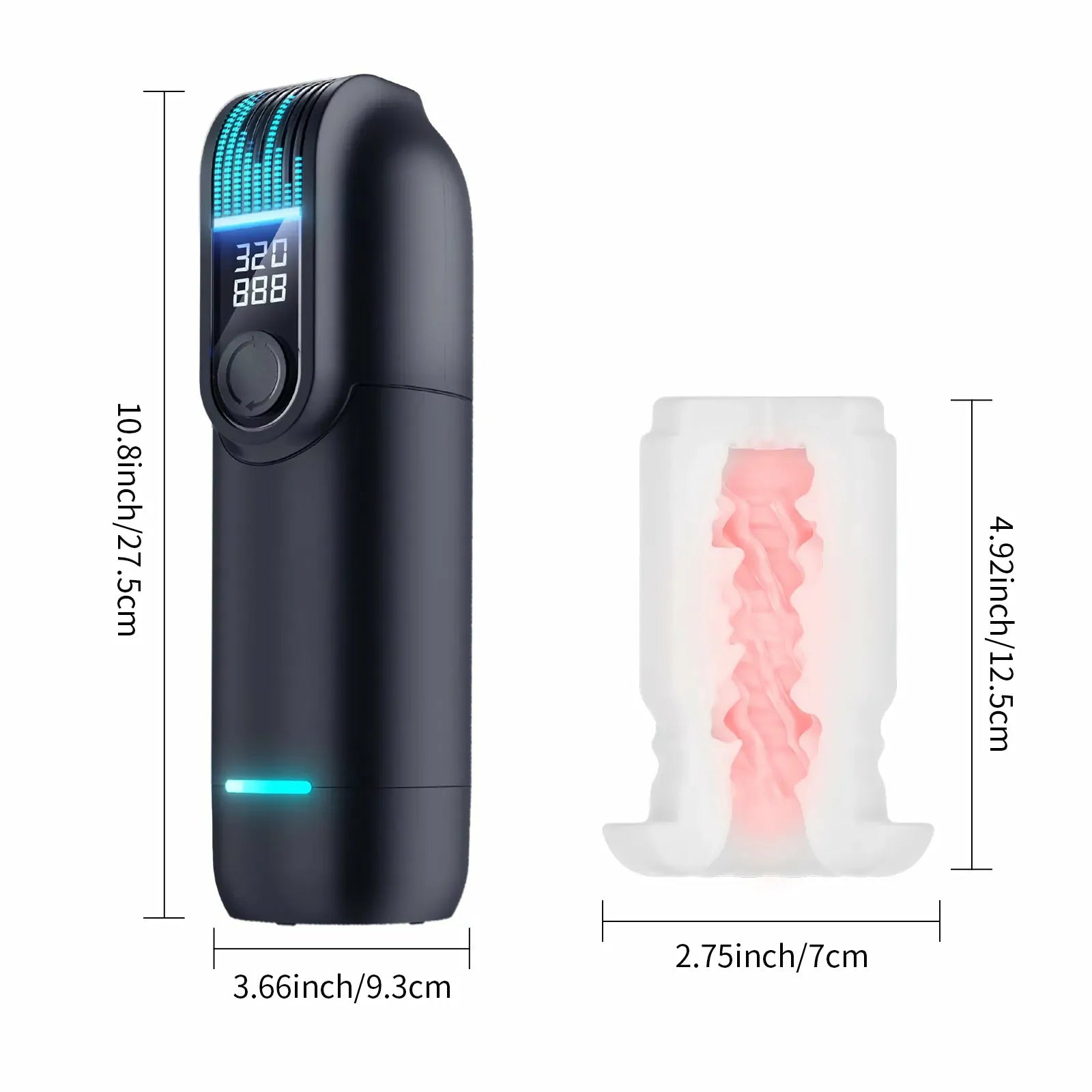 Leten Black Hole Pro: Automatic Male Stroker with Dual Heating & Interactive Audio