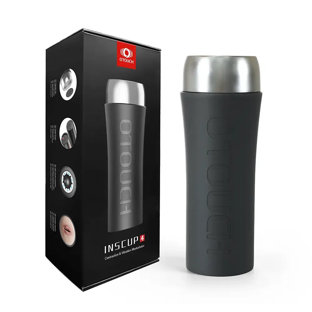 Inscup 4: Automatic Stroker with Gen-2 Suction, Contraction & Magnetic Privacy Lock