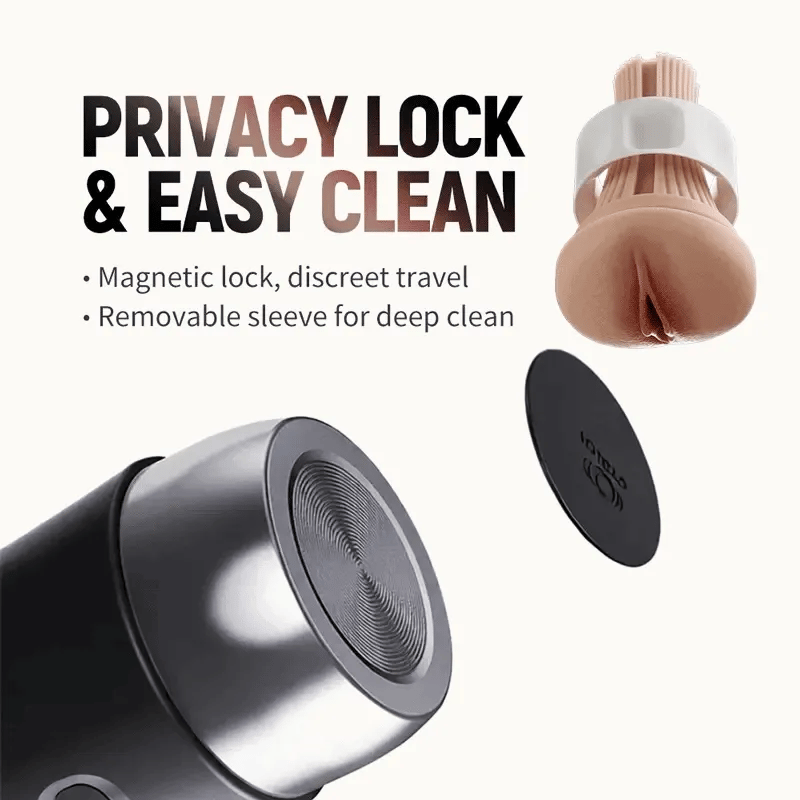 Inscup 4: Automatic Stroker with Gen-2 Suction, Contraction & Magnetic Privacy Lock