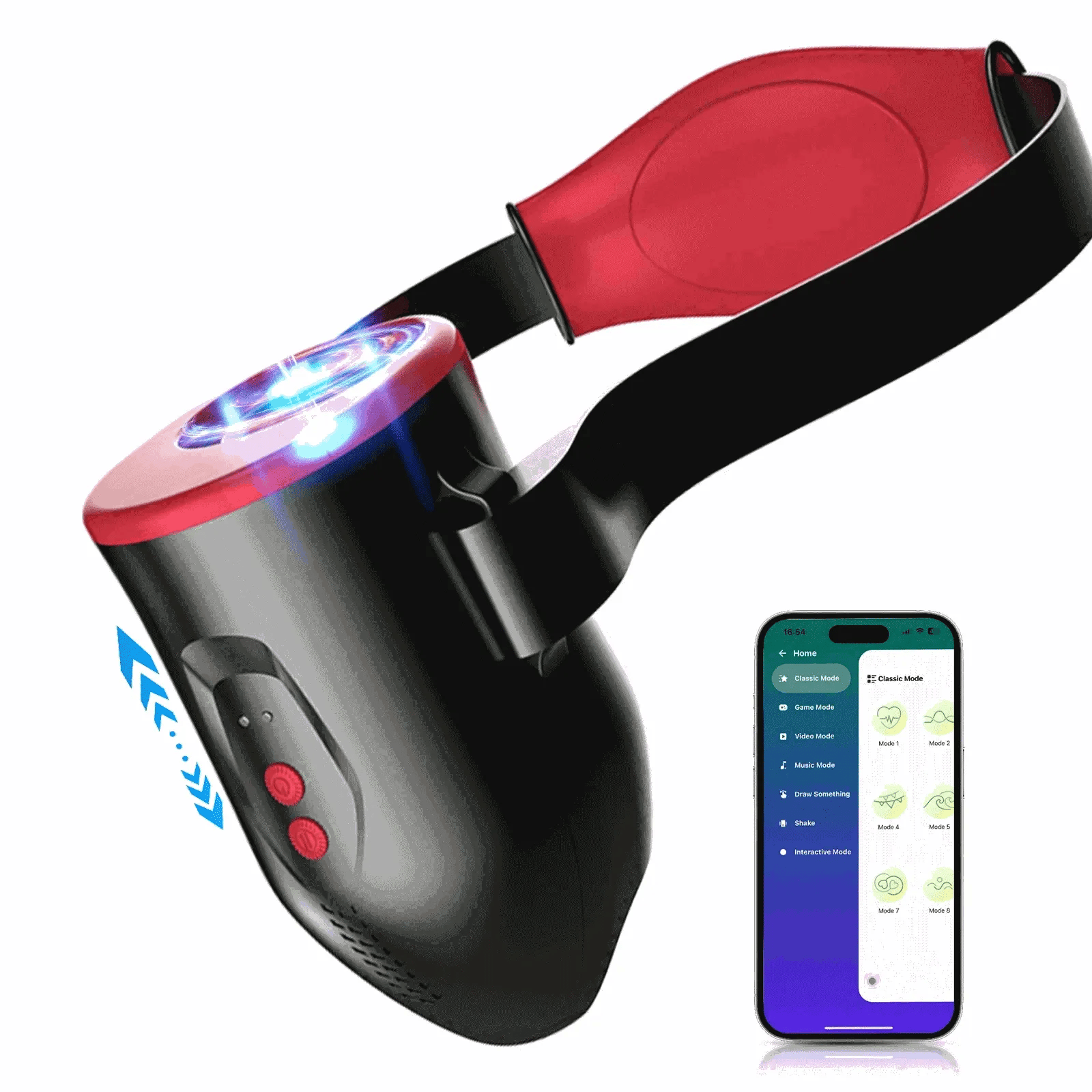 Forge: Wearable Male Stroker with 6 Thrusting & Vibration Modes and Wireless App Control