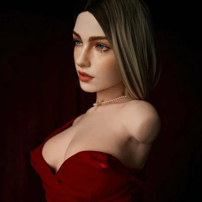 Ingrid: 18.5 kg Full Silicone Sex Doll Torso with Head, Movable Jaw
