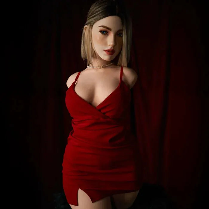 Ingrid: 18.5 kg Full Silicone Sex Doll Torso with Head, Movable Jaw
